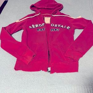 Aeropostale Pink Long Sleeve Hoodie